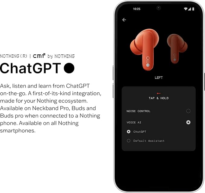 CMF by Nothing Buds 42 dB Active Noise Cancellation, Ultra Bass Technology