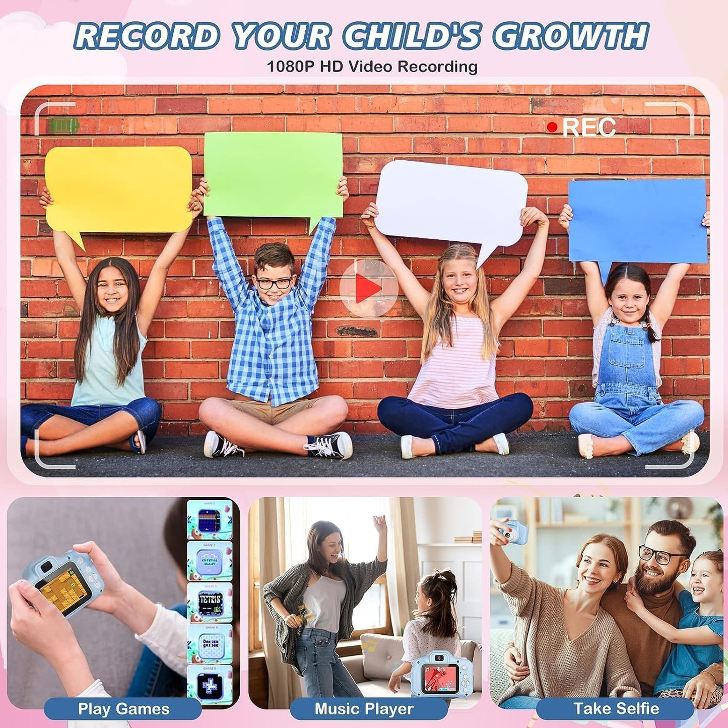 Kids Digital Camera - The for Kids Aged 5 to 10, for Endless Photo Adventures and Creative Exploration