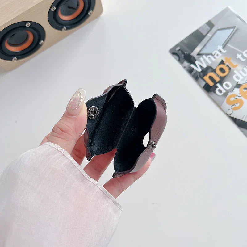 Leather Protective Waterproof Case for Airpods Pro, Pro 2
