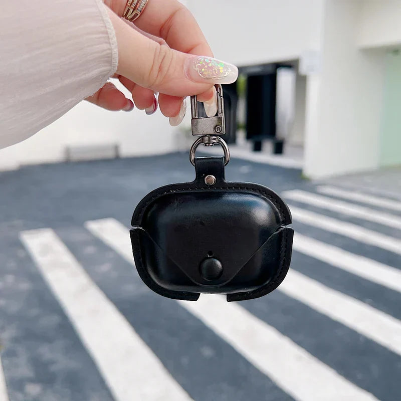 Leather Protective Waterproof Case for Airpods Pro, Pro 2