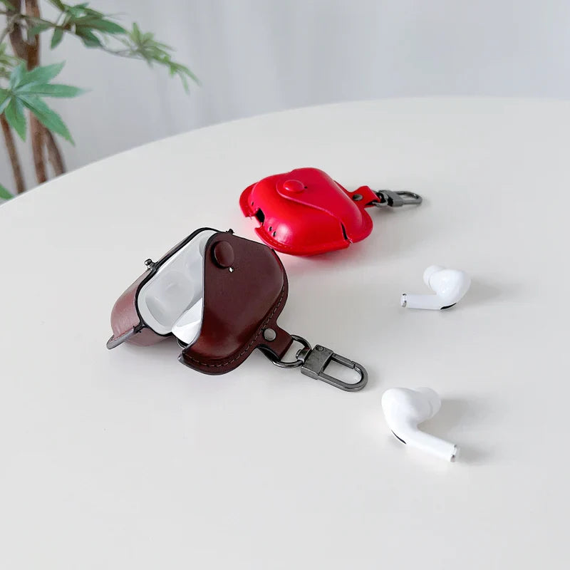 Leather Protective Waterproof Case for Airpods Pro, Pro 2