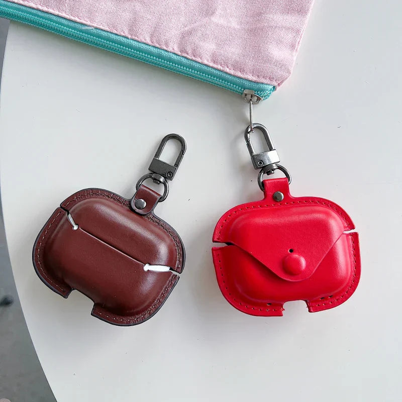 Leather Protective Waterproof Case for Airpods Pro, Pro 2