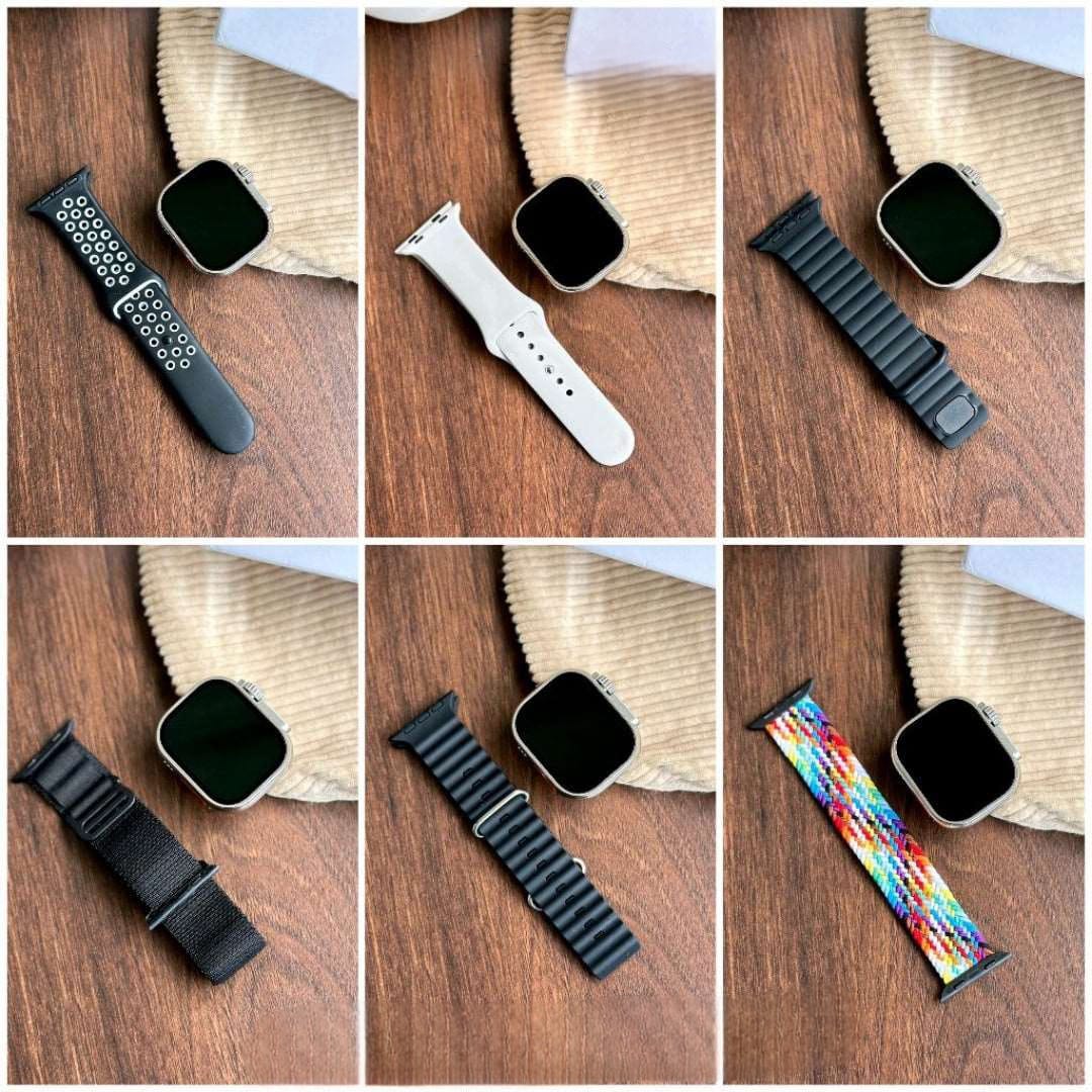 P9 Ultra 2 Combo | Smartwatch & 7 Straps & Airmax Headset